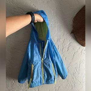 Blue Wind Breaker/ Rain Jacket